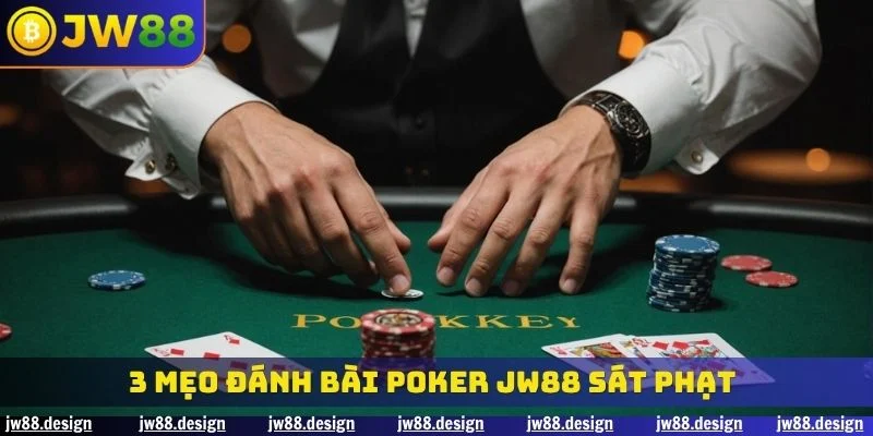 3 mẹo đánh bài poker JW88 sát phạt